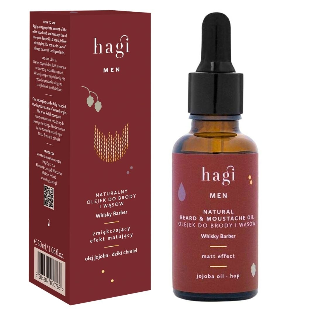 Hagi olejek do brody i wąsów Men Whisky Barber 30 ml