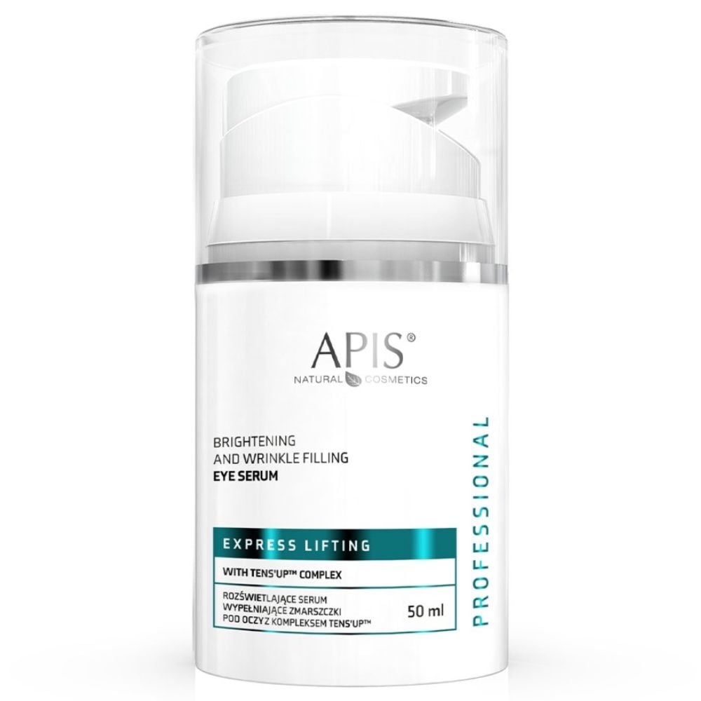 Apis Express Lifting Rozświetlające serum wypełniające zmarszczki pod oczy z kompleksem TENS’UP TM 50 ml