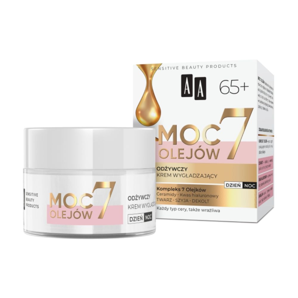 AA Moc 7 Olejów Krem wygładzający 65+ 50 ml