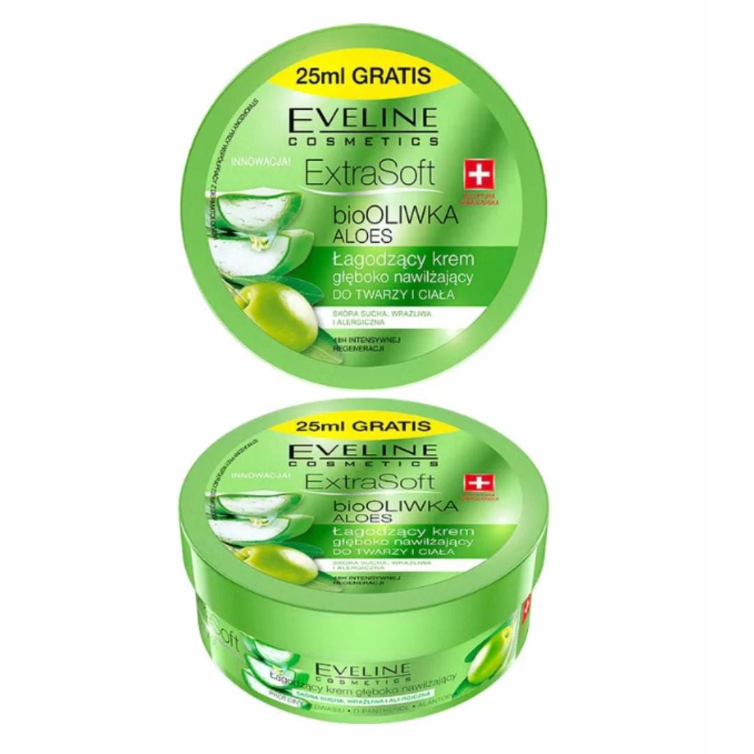 Eveline łagodzący krem nawilżający do twarzy i ciała Extra Soft Body Crem 200 ml