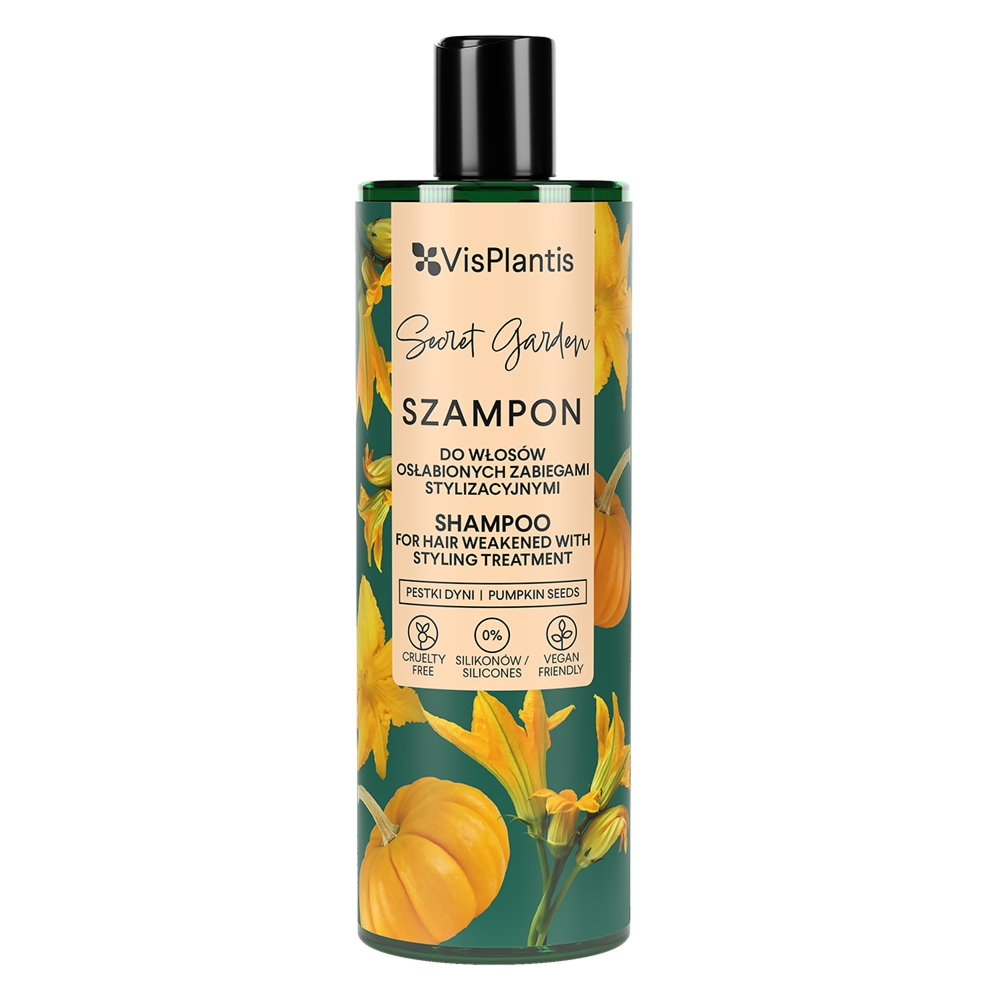 Vis Plantis Secret Garden Szampon do włosów osłabionych zabiegami stylizacyjnymi 400 ml