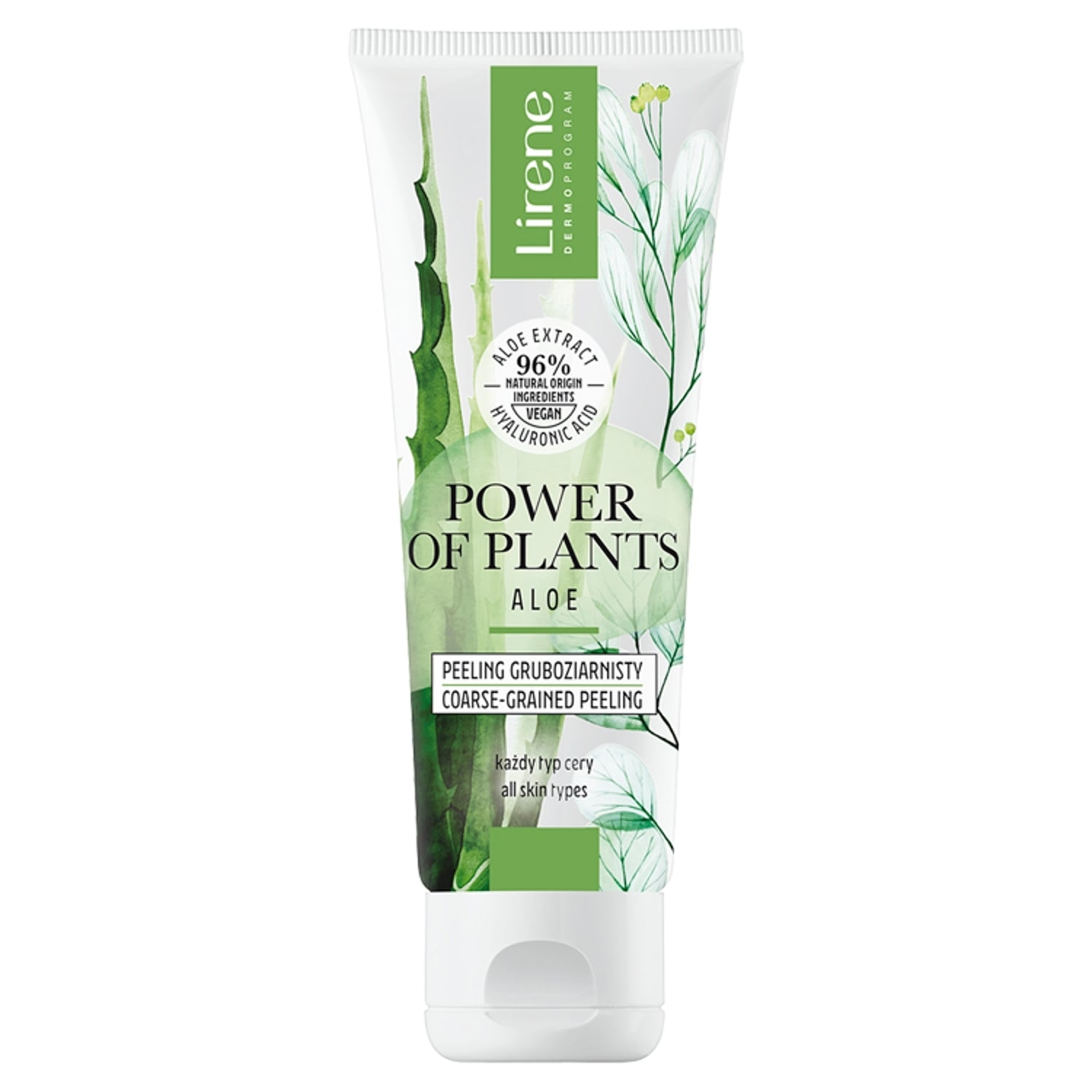 Lirene Power of Plants Aloe Peeling gruboziarnisty 75 ml