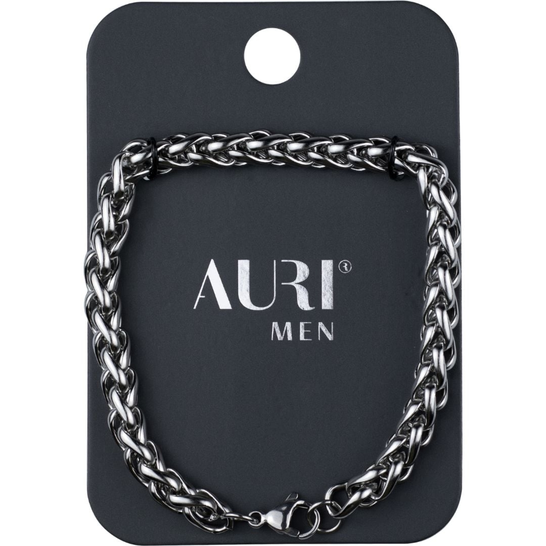 Auri Men bransoletka męska ze stali Srebrna