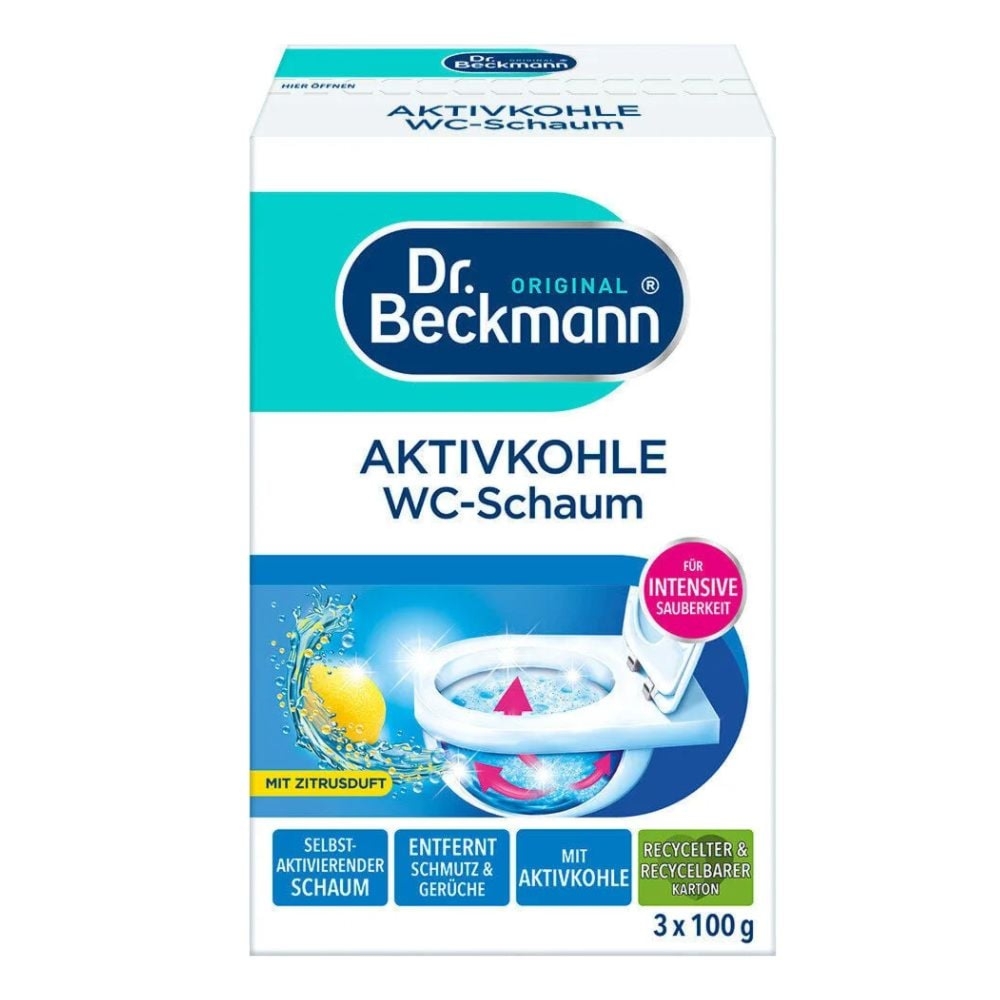 Dr. Beckmann Piana czyszcząca do WC 3x100g