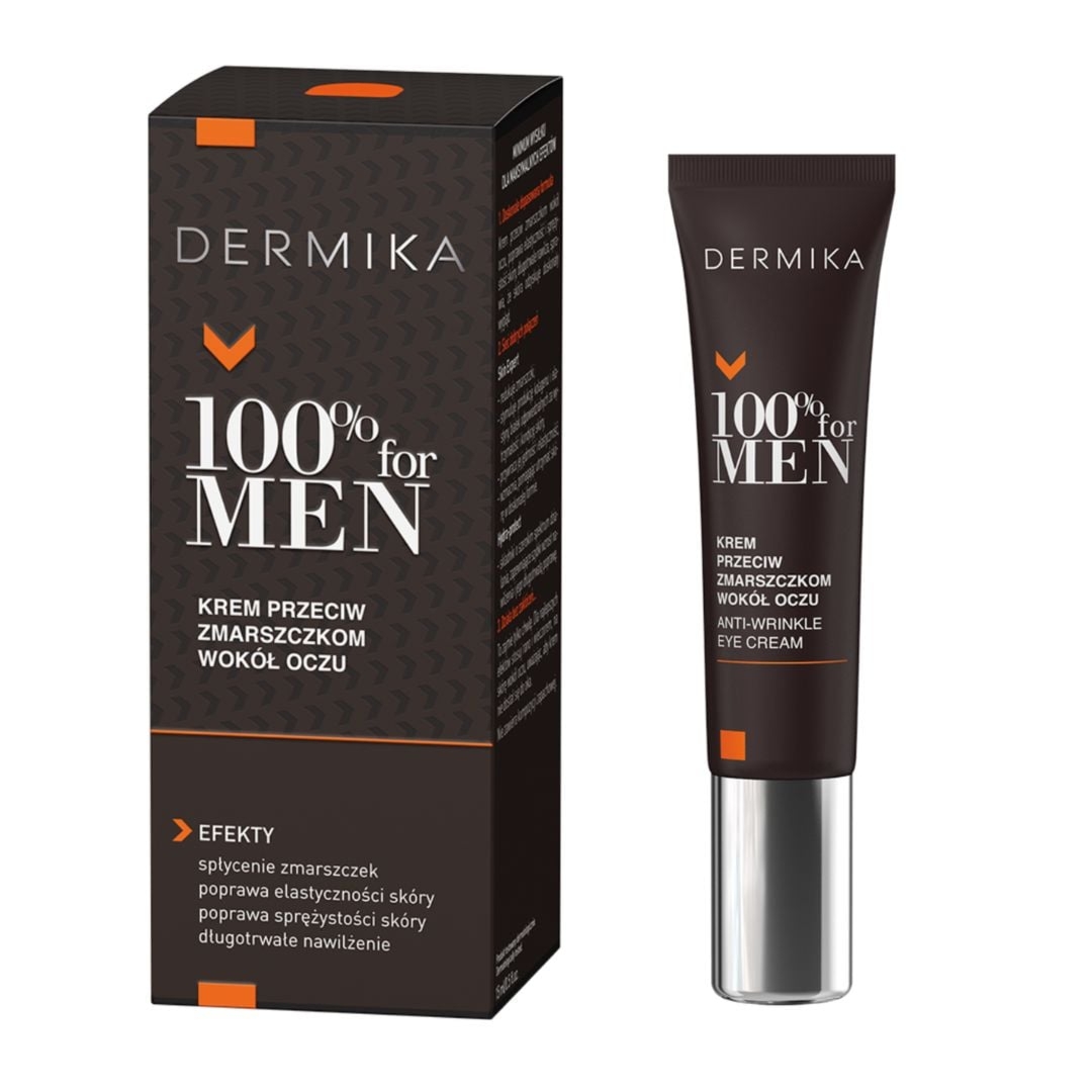Dermika przeciwzmarszczkowy krem pod oczy 100% For Men 15 ml