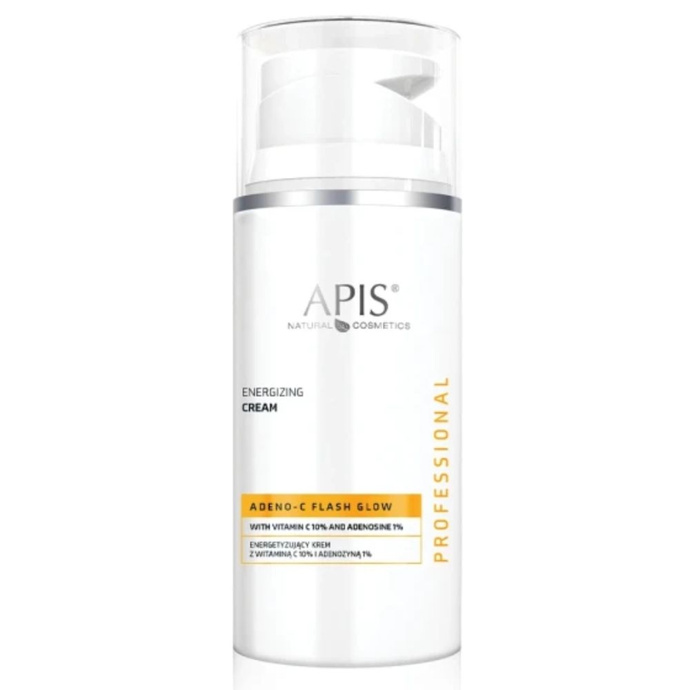 Apis Adeno-C Flash Glow energetyzujący krem do twarzy z witaminą c i adenozyną 100 ml