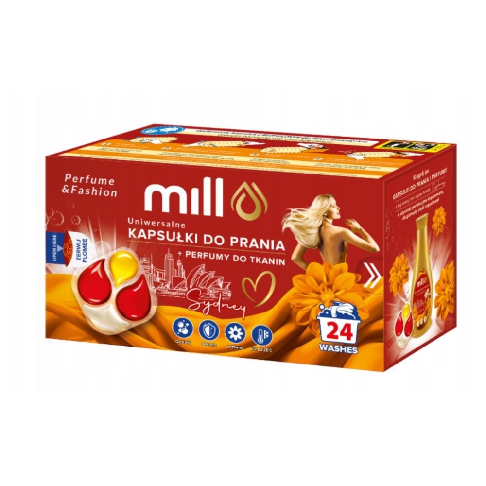 MILL Kapsułki do prania uniwersalne Sydney 24 szt.