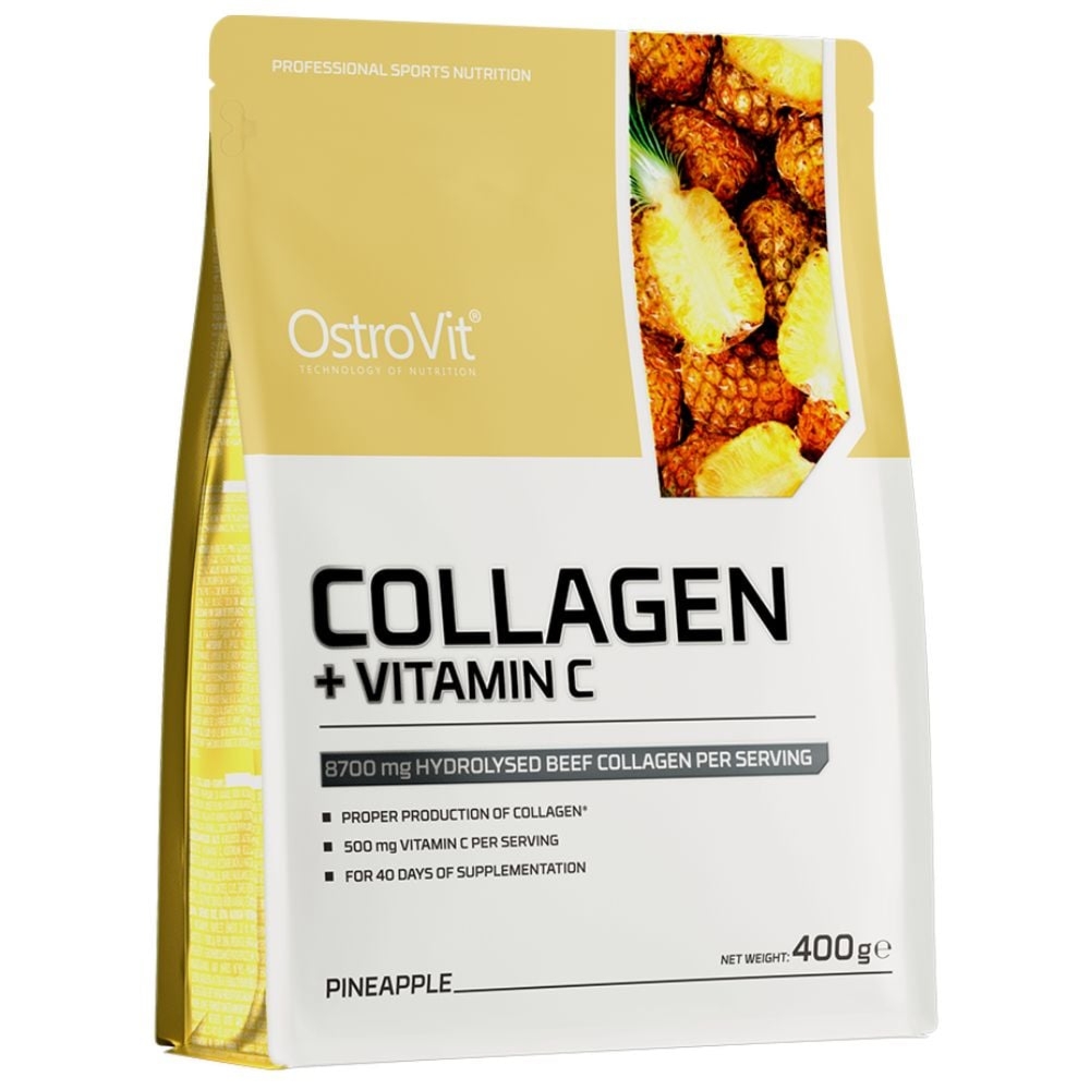 OstroVit Collagen + Vitamin C Pineapple kolagen 400 g