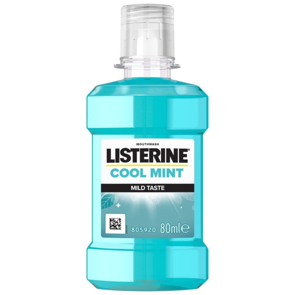 Listerine Cool Mint płyn do płukania jamy ustnej 80 ml