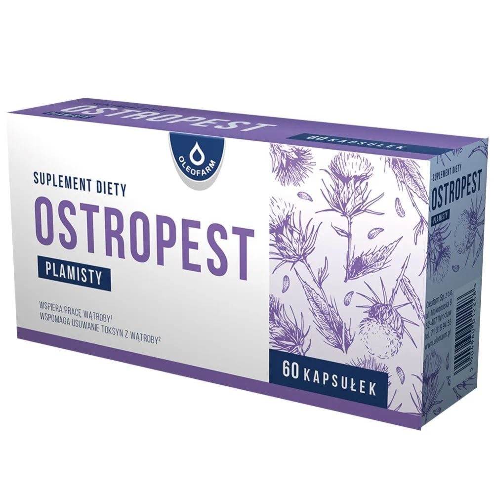 Oleofarm Ostropest Plamisty 60 kapsułek