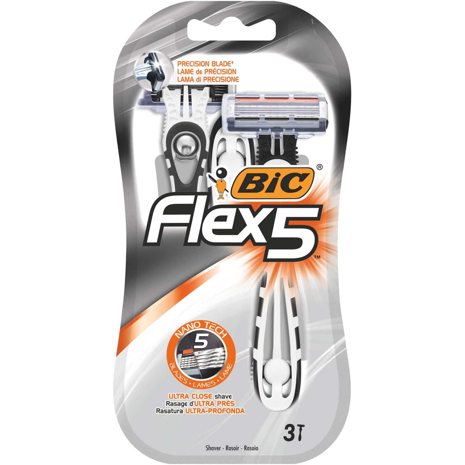 BiC Flex 5 5-ostrzowa maszynka do golenia 3 sztuki