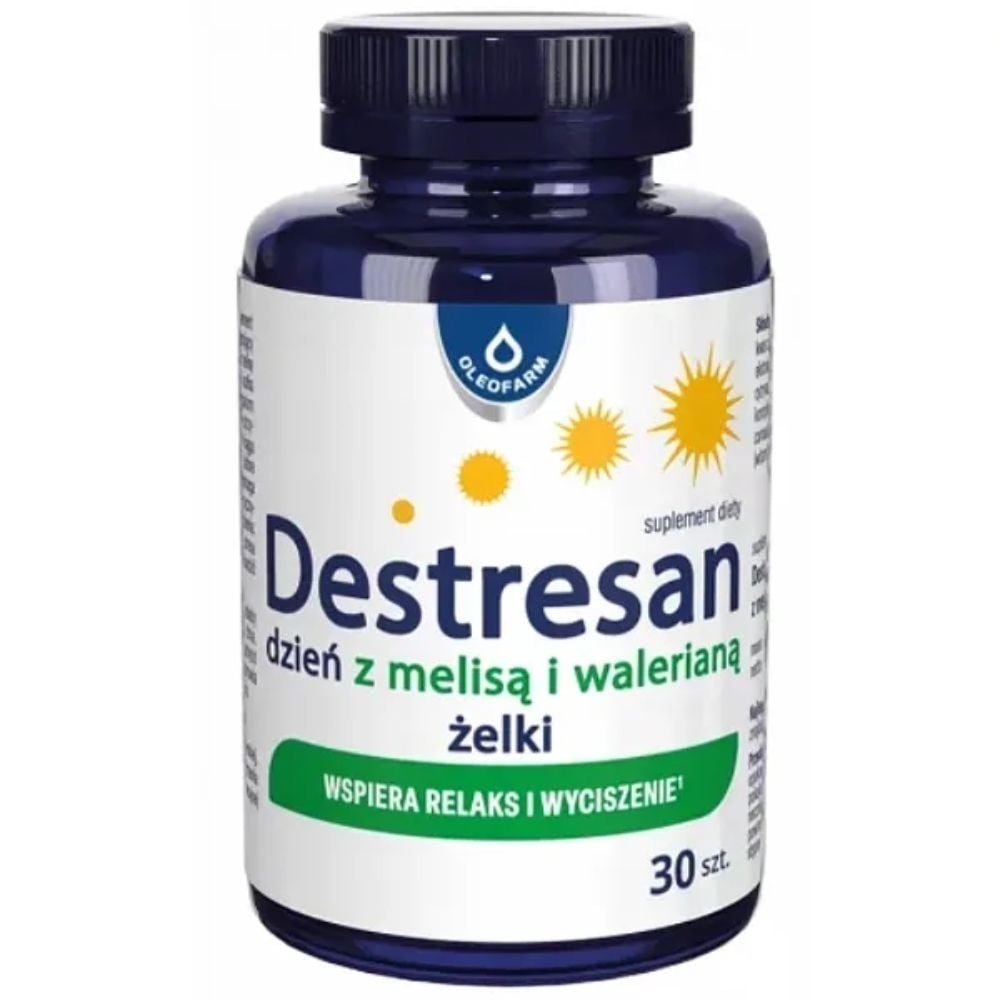 Oleofarm Destresan Dzień z Melisą i Walerianą żelki 30 szt.