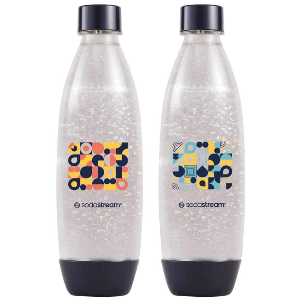 Sodastream Butelki Dwupak Fuse Bubble Mosaic 1000 ml 2 sztuki