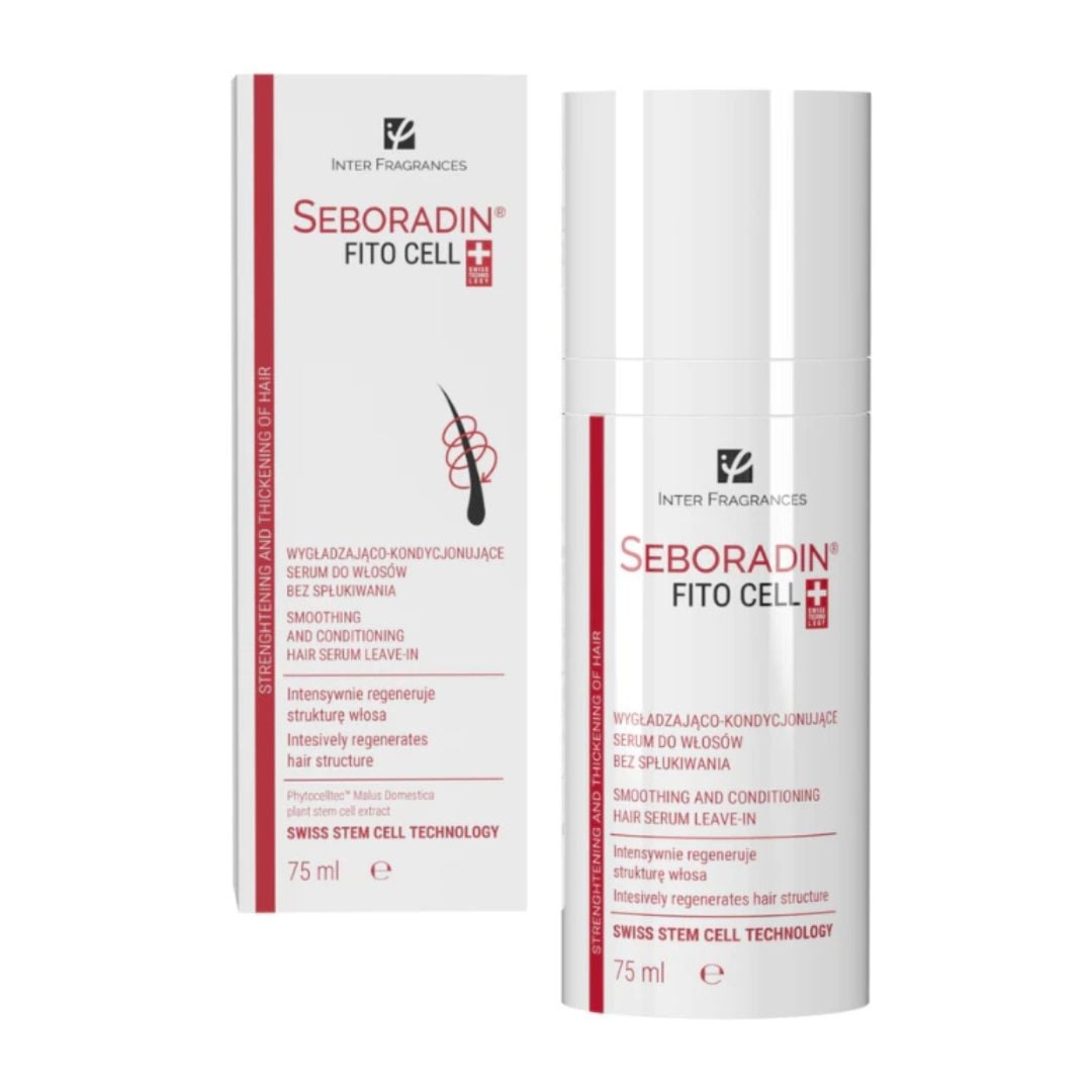 Seboradin wygładzające serum do włosów bez spłukiwania Fito Cell 75 ml