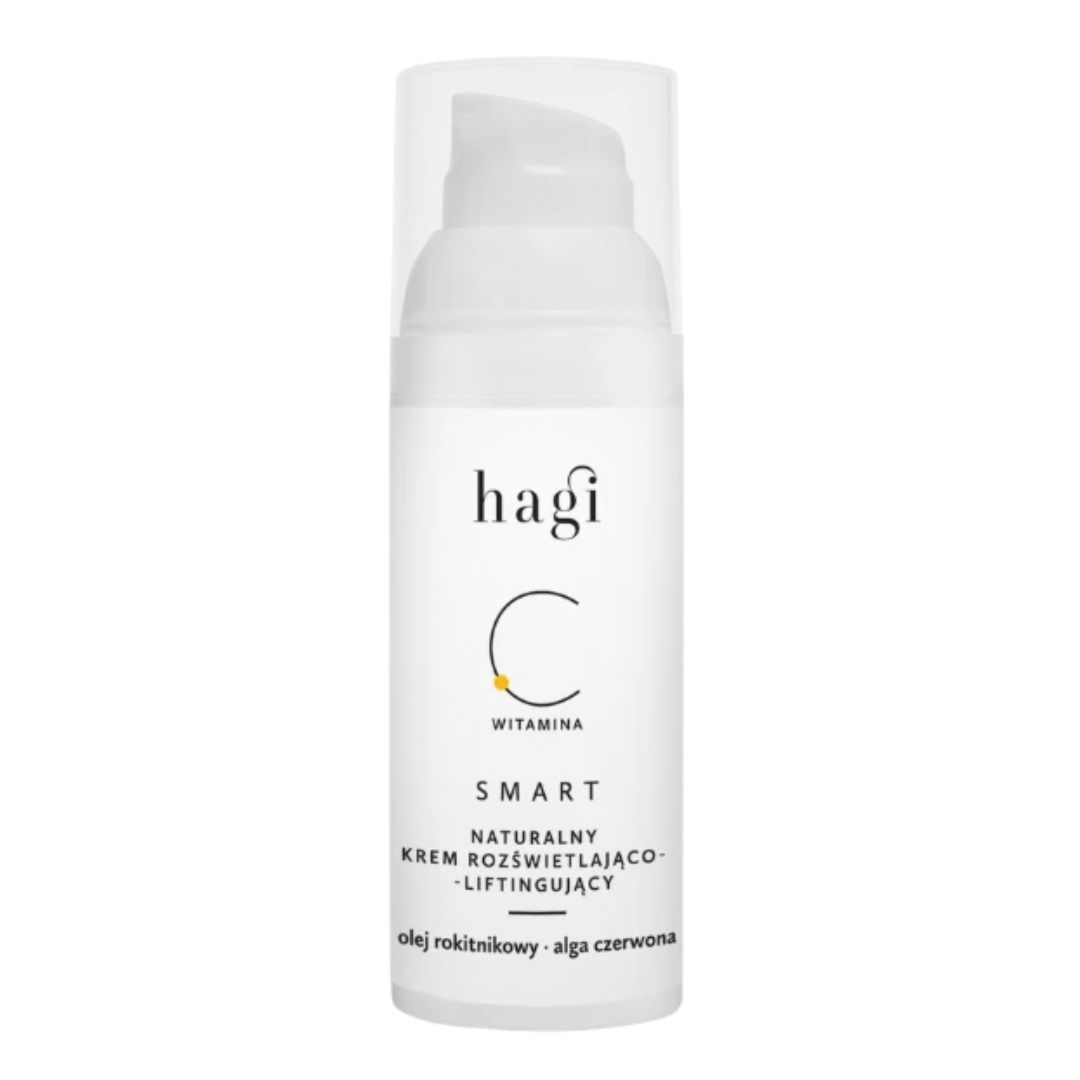 Hagi krem do twarzy rozświetlająco-liftingujący z perłowym pigmentem Smart C 50 ml