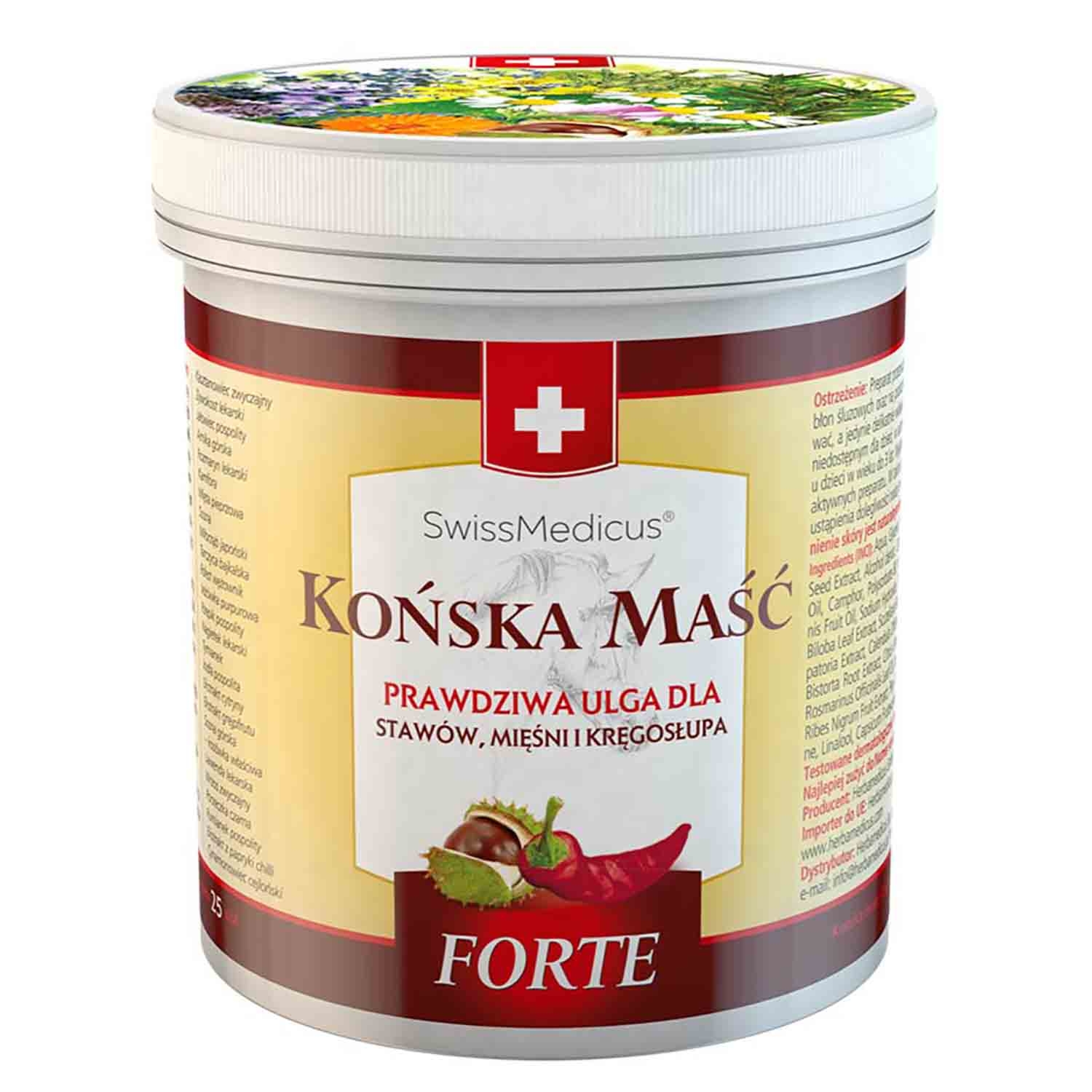 Swissmedicus Konska Masc Fort Rozg.500Ml