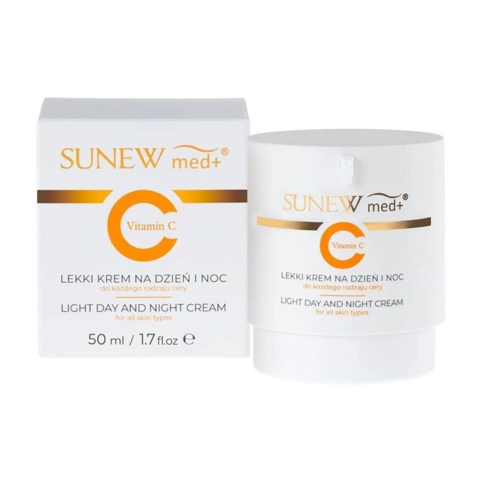 SunewMed+ Vitamin C lekki krem na dzień i na noc z witaminą C 50 ml