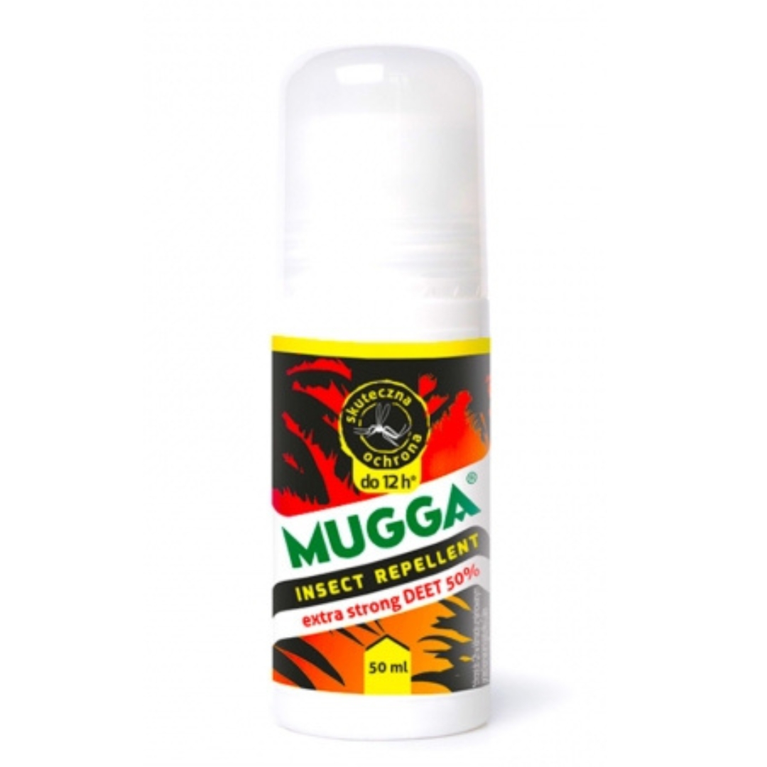 Mugga Roll-On Plastic Deet 50%. 50 Ml