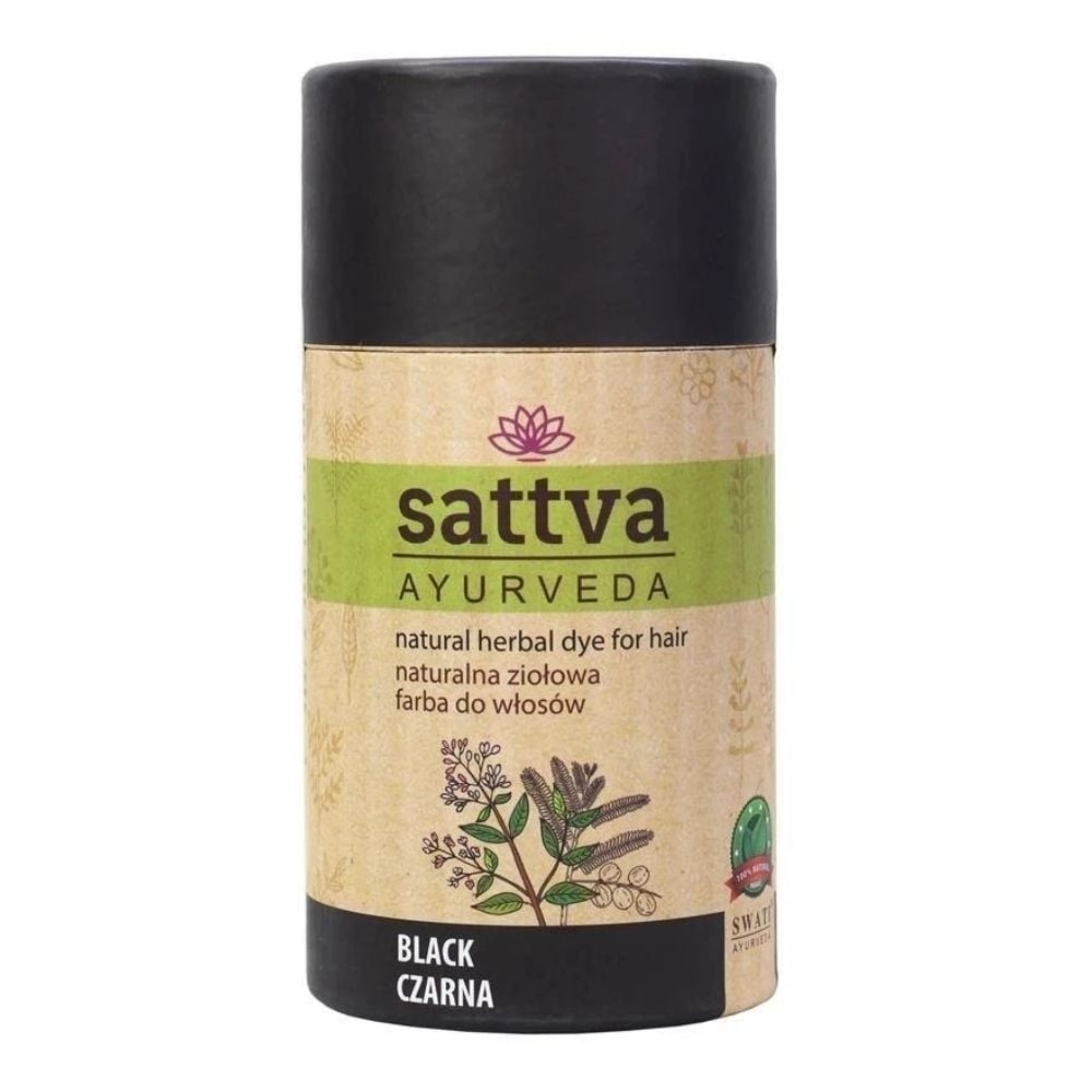 Sattva Henna Naturalna ziołowa farba do włosów Czarna 150 g