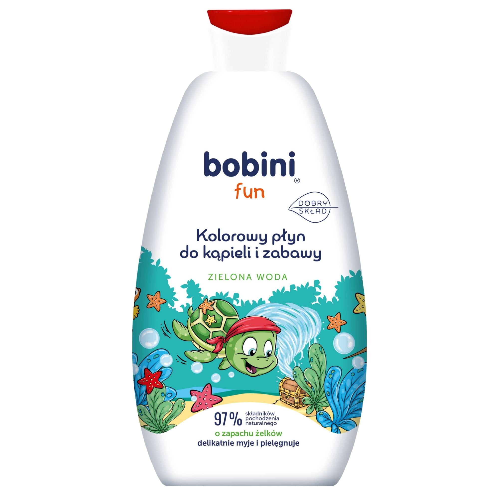 BOBINI Fun Zielona woda kolorowy płyn do kąpieli i zabawy 500 ml