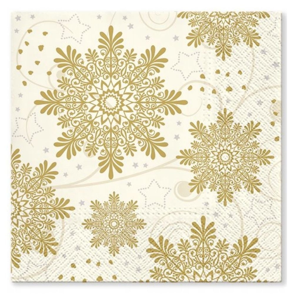 Paw Snowflakes Boże Narodzenie serwetki 20 sztuk