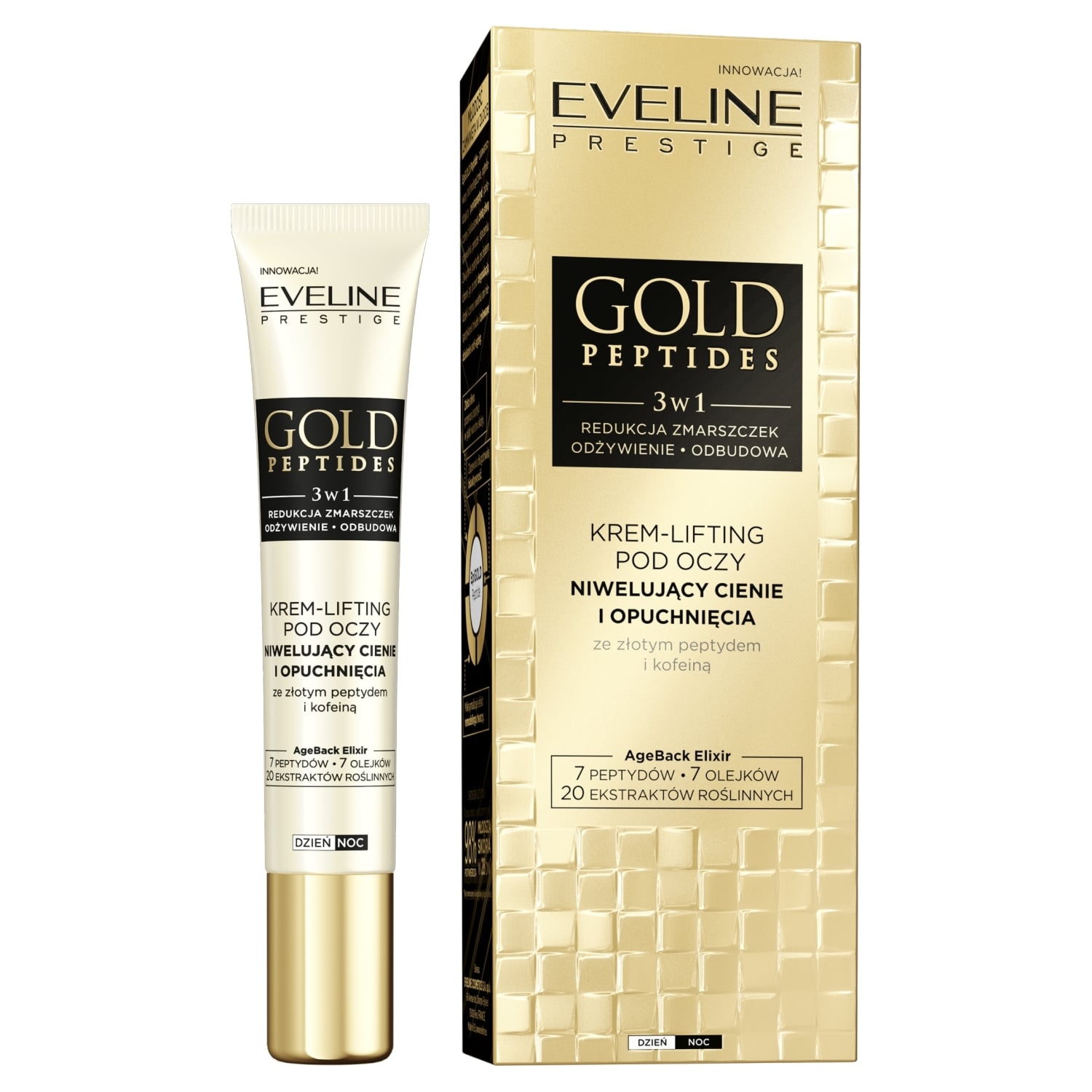 Eveline Gold Peptides krem-lifting pod oczy 20ml pl/ang