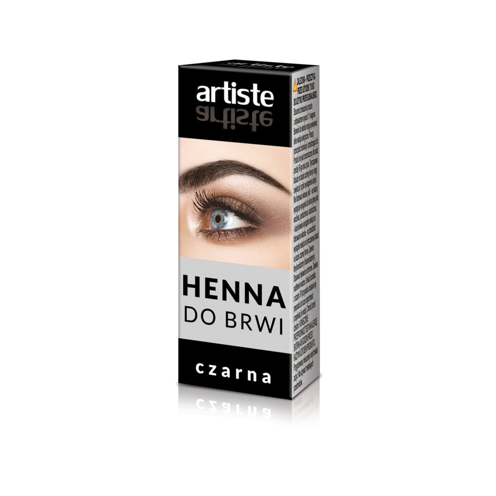 ARTISTE HENNA DO BRWI CZARNA 2 + 2 g