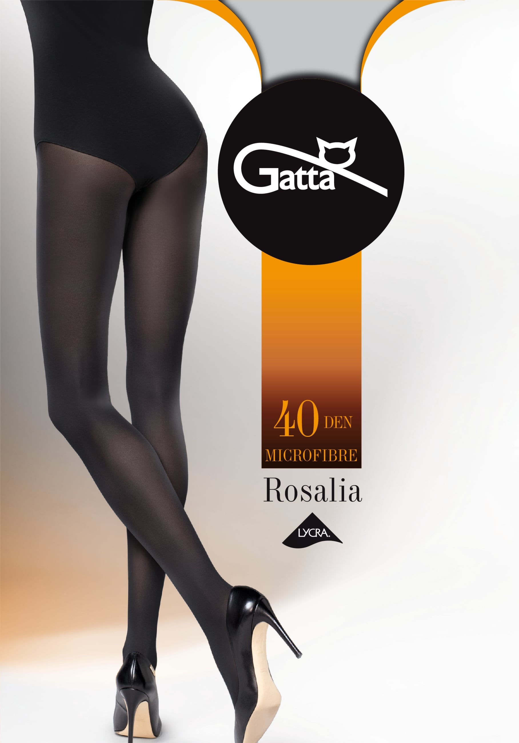 Gatta Rosalia 40 Rajstopy nero r4, 1szt.
