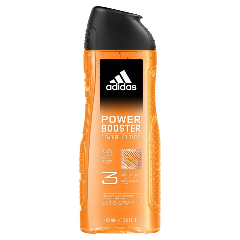 ADIDAS POWER BOOSTER żel do mycia 3w1 400ml
