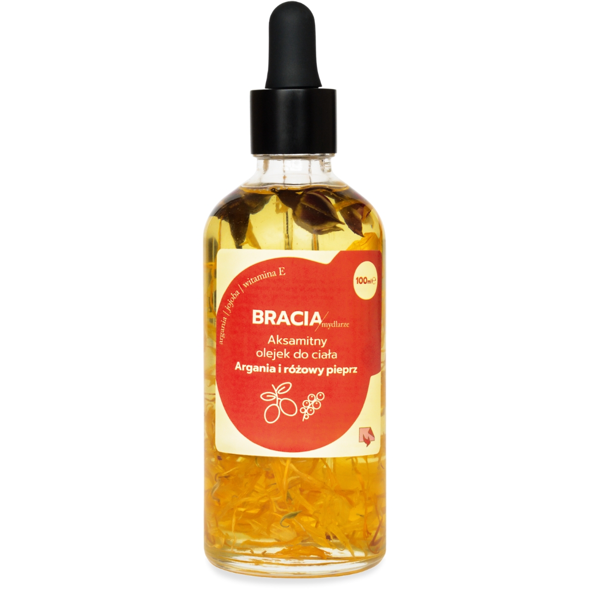 BRACIA MYDLARZE olej do ciała argania i różowy pieprz 100ml