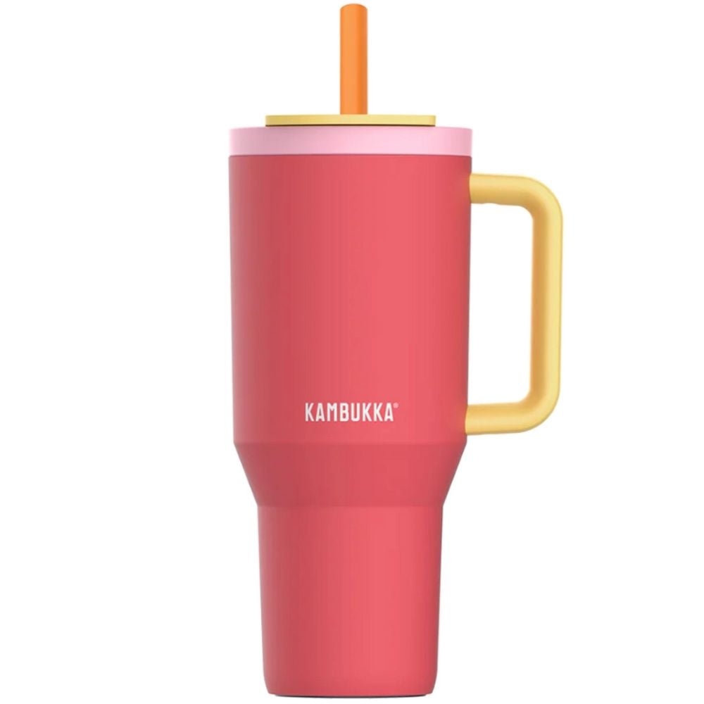 Kambukka kubek termiczny ze słomką Rio 950ml Pink Papaya
