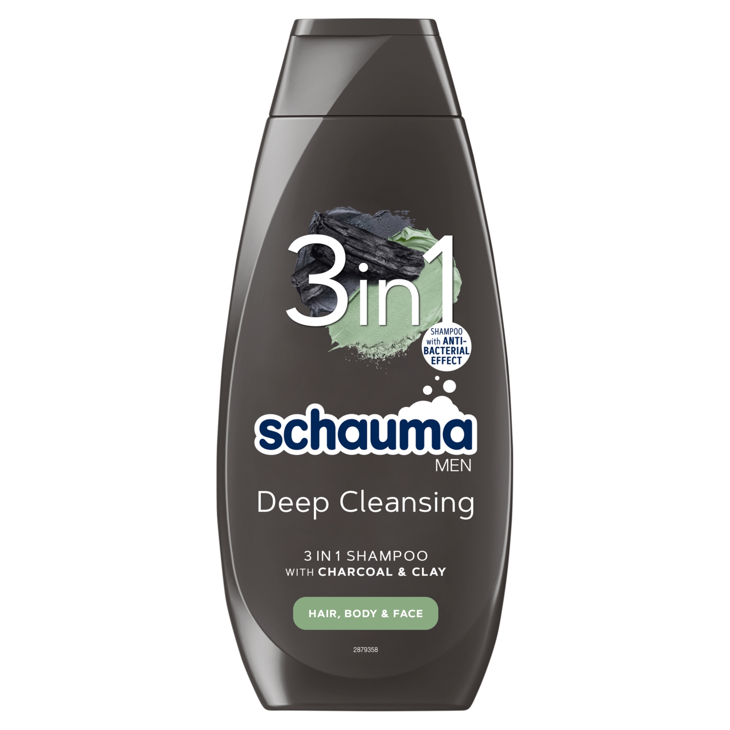 SCHAUMA MEN 3W1 Hair - Body - Face Szampon i żel do kąpieli, 400 ml