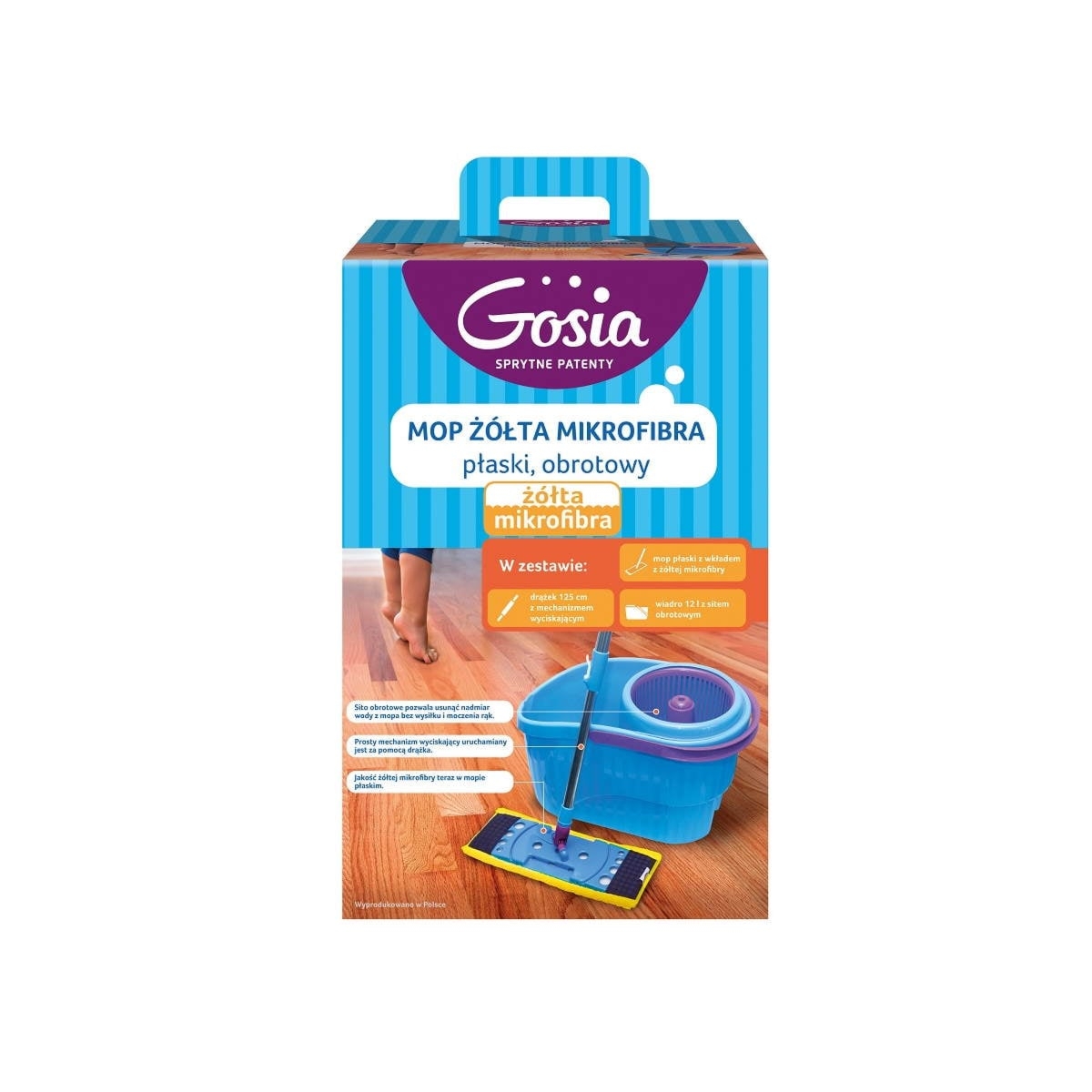 Gosia Mop Obrotowy Komplet 1Szt