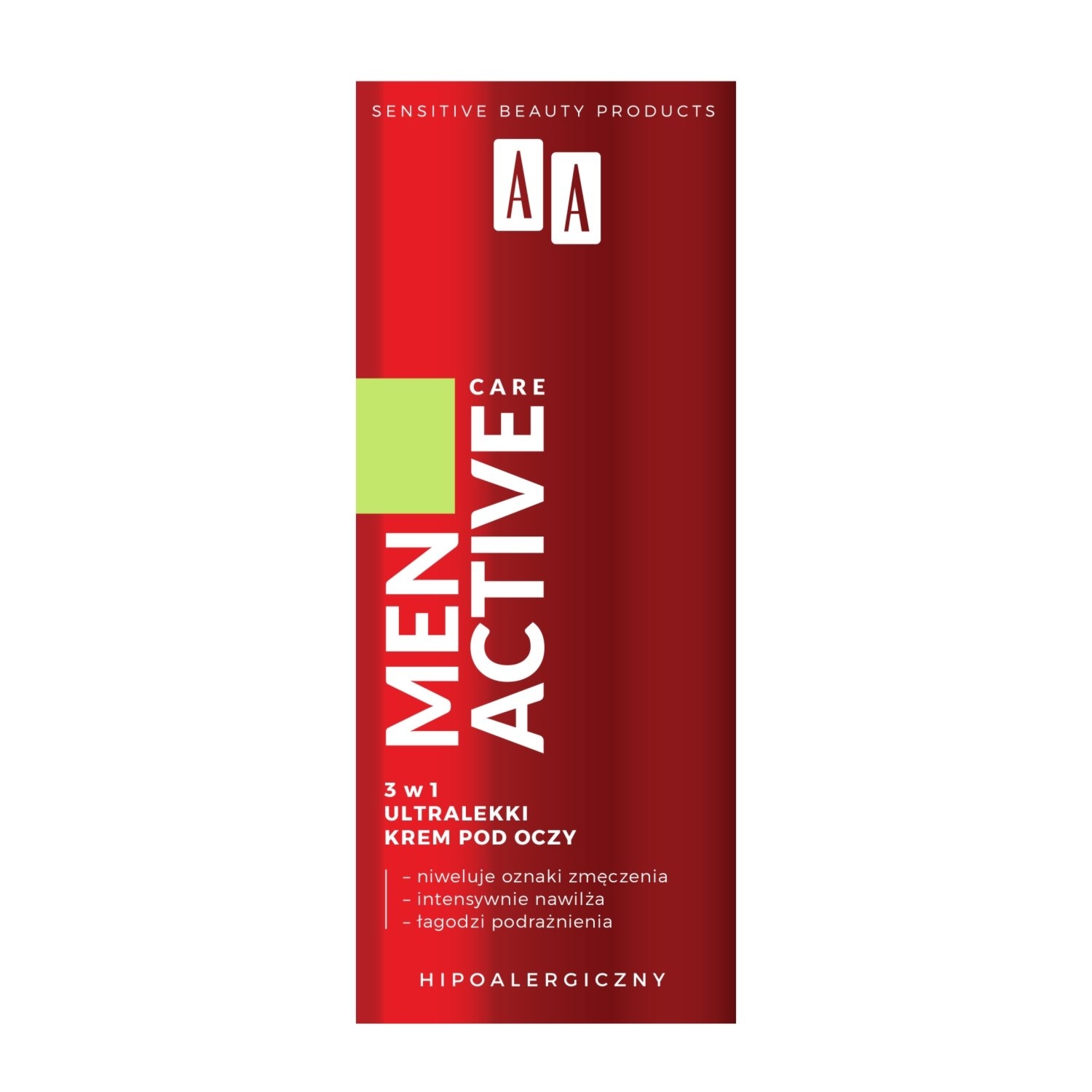 AA MEN ultralekki krem pod oczy 3w1 Active Care 15 ml