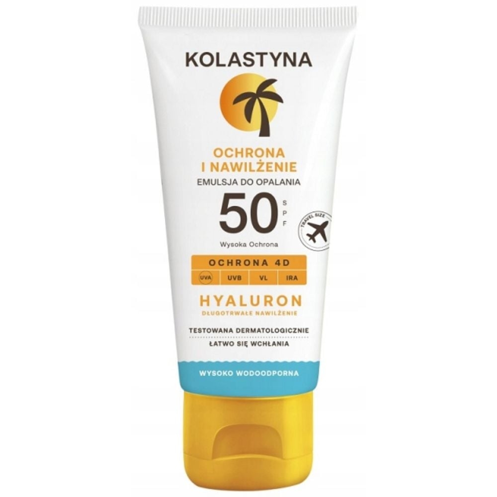 Kolastyna Ochrona i Nawilżenie SPF 50 emulsja do opalania 80 ml