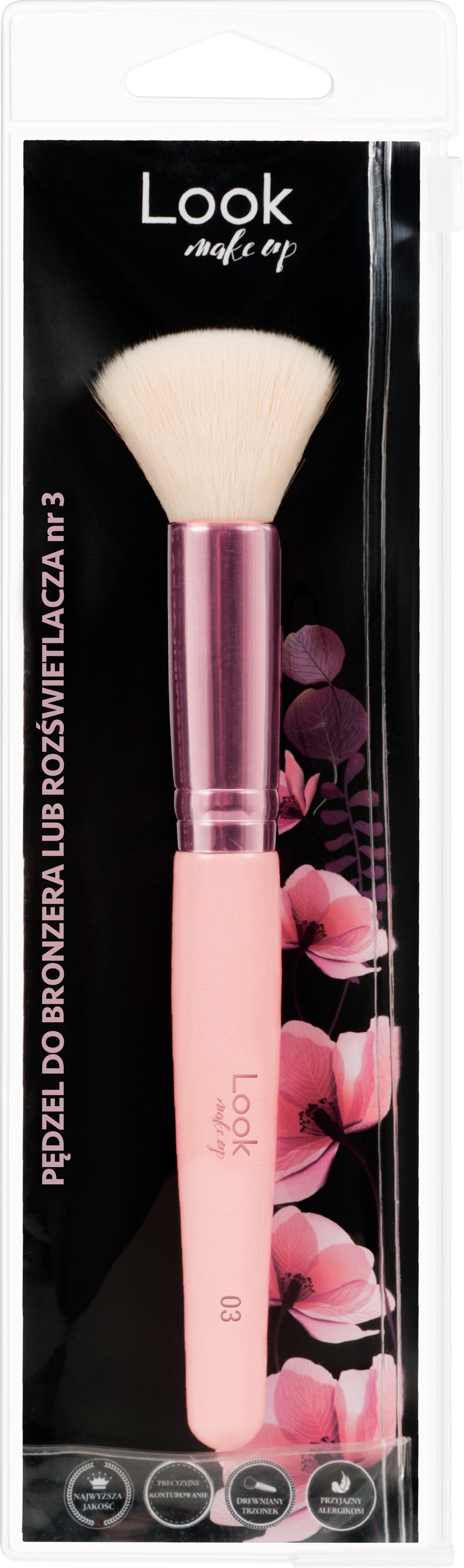 Look Makeup Pędzel Bronz/Rozś Nr.3.1Szt