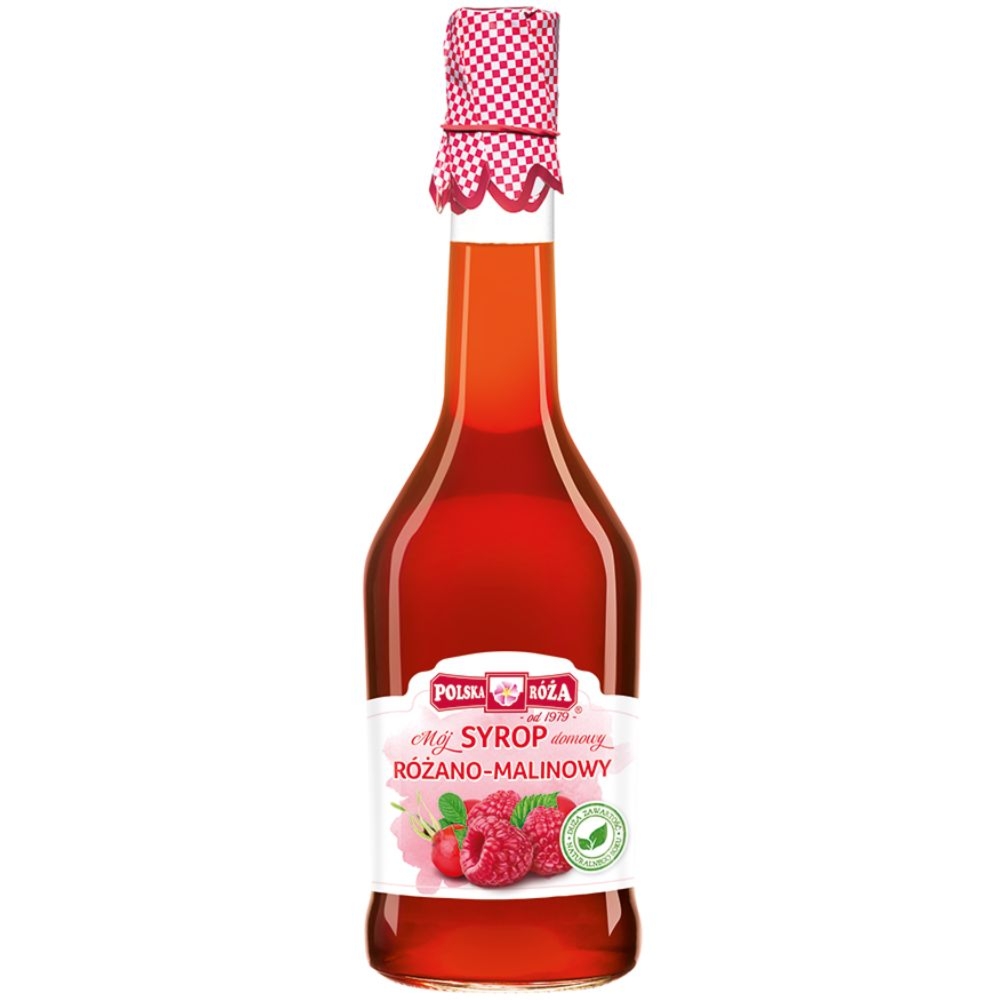 Polska Róża syrop różano-malinowy 500 ml
