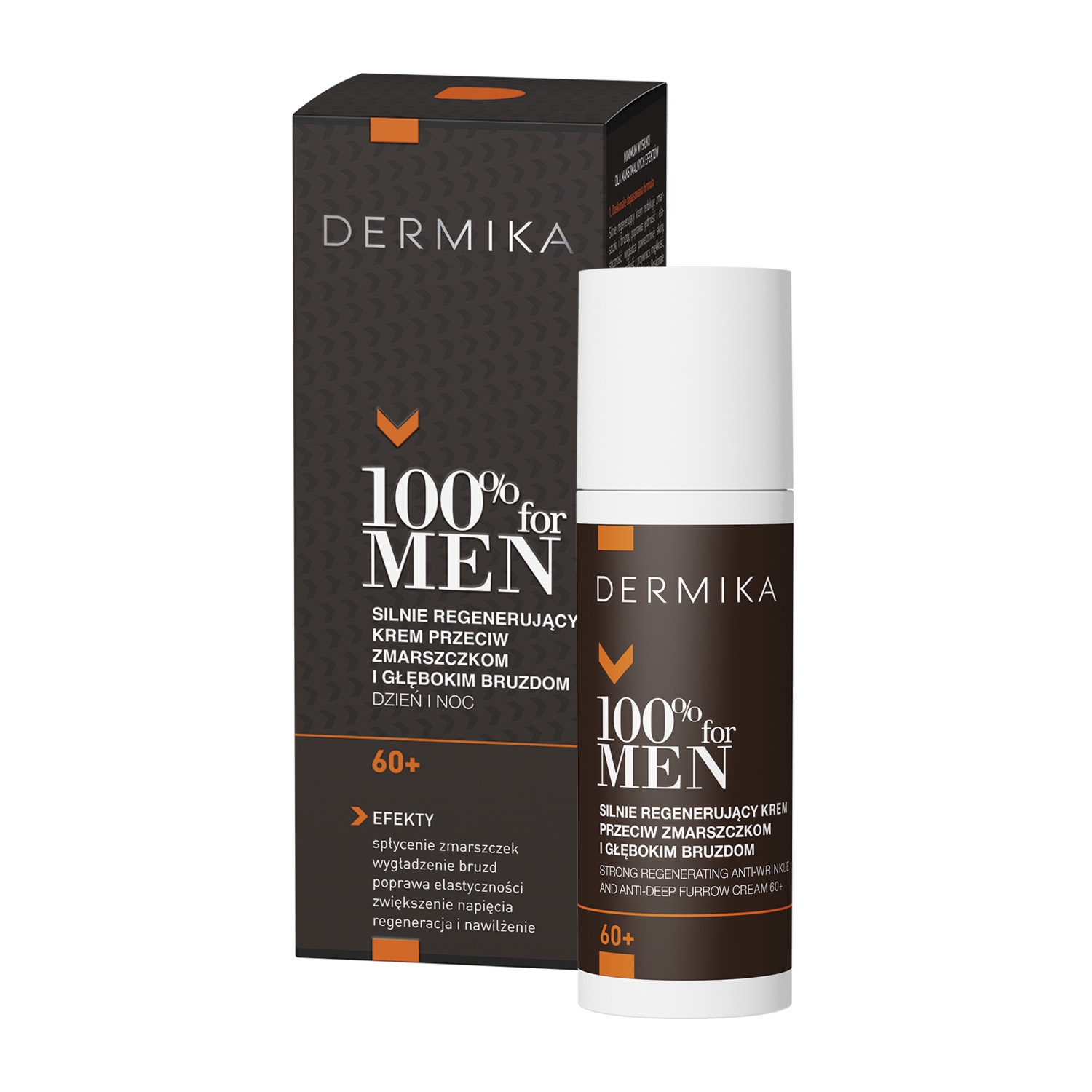 Dermika regenerujący krem przeciw zmarszczkom 60+ 100% For Men 50 ml
