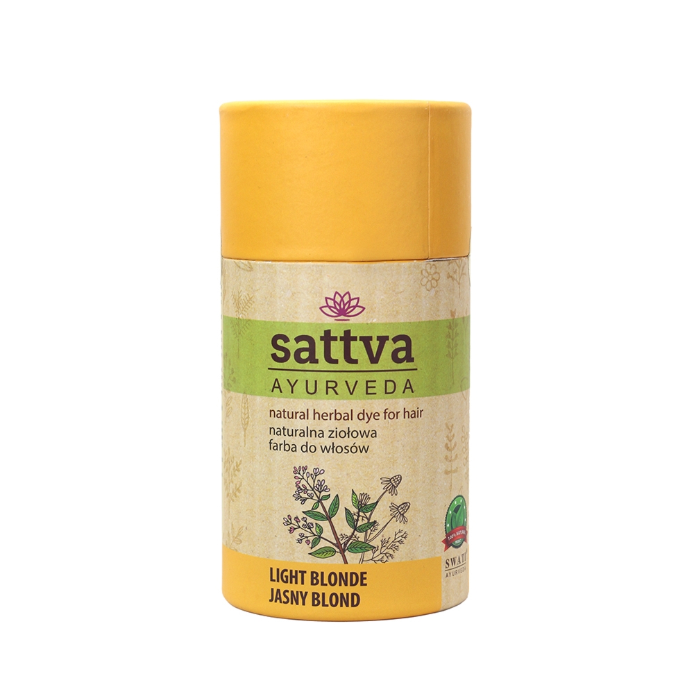 Sattva Ayurveda Sattva Ziol.farba D/Wl.jasny Blond 150G