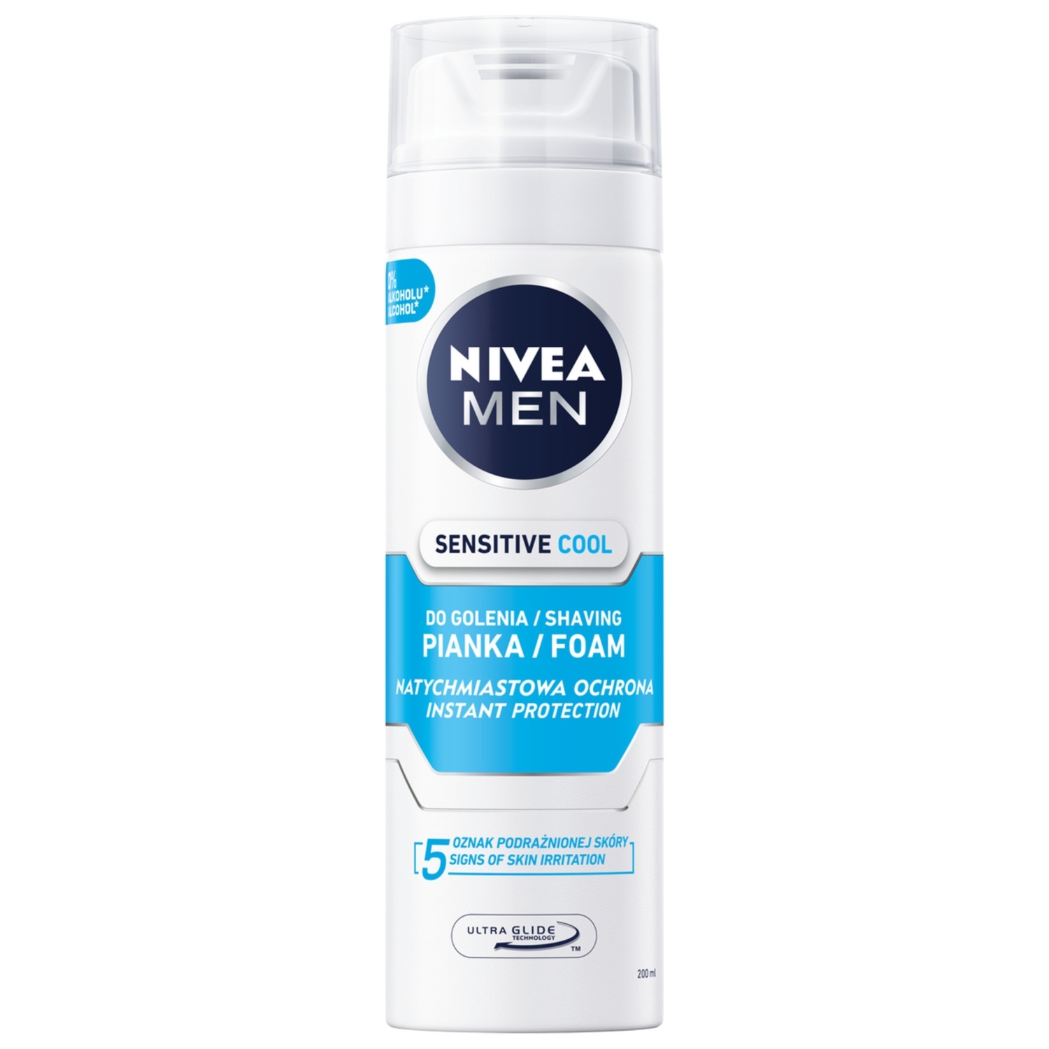 Nivea MEN Sensitive Cool Chłodząca Pianka DO Golenia 200 ml