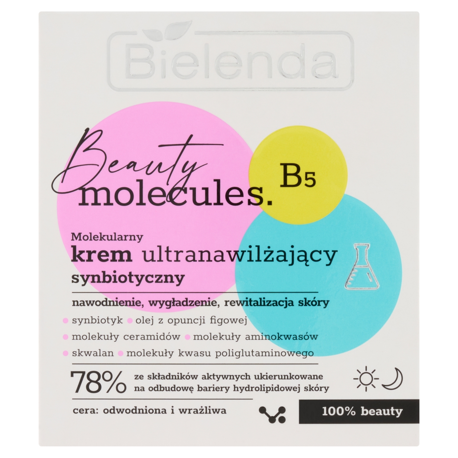 Bielenda Beauty Molecules Molekularny krem ultranawilżający synbiotyczny 50ml
