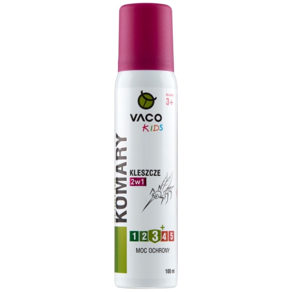Vaco Kids spray na komary, kleszcze i meszki dla dzieci 100 ml