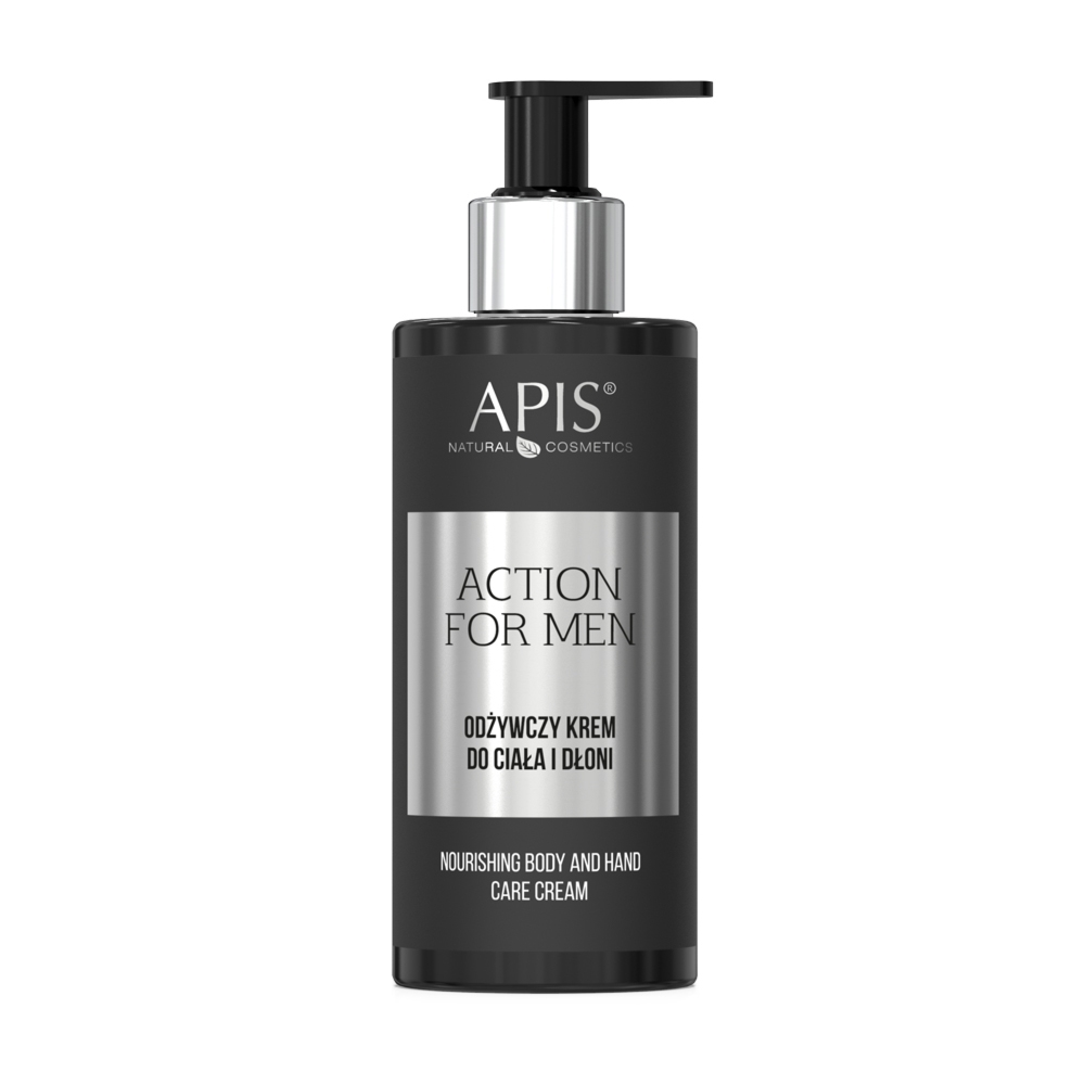 Apis Action For Men odżywczy krem do ciała i dłoni 300 ml