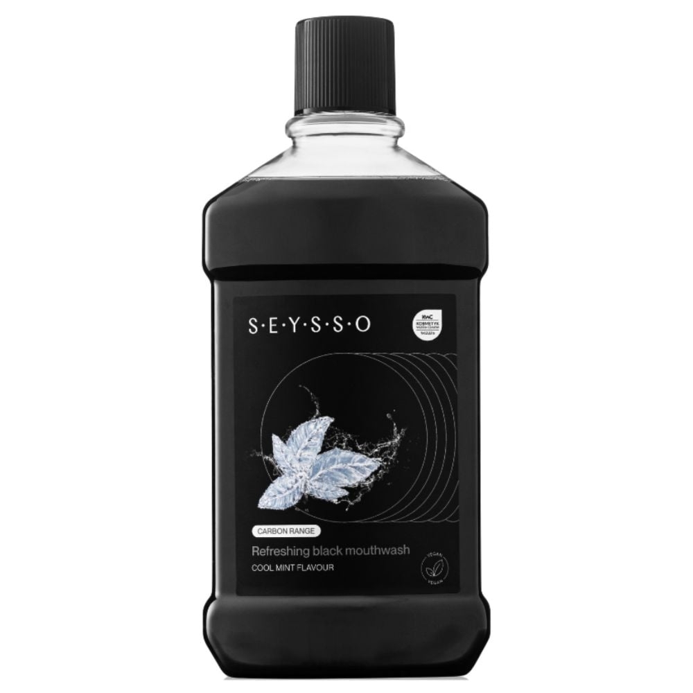 Seysso Carbon Black odświeżający płyn do płukania jamy ustnej 500 ml