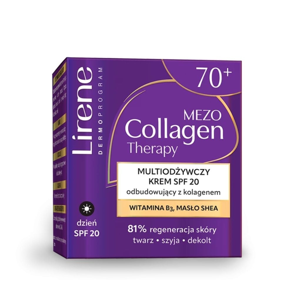 Lirene Multiodżywczy krem SPF 20 na dzień 70+ 50 ml