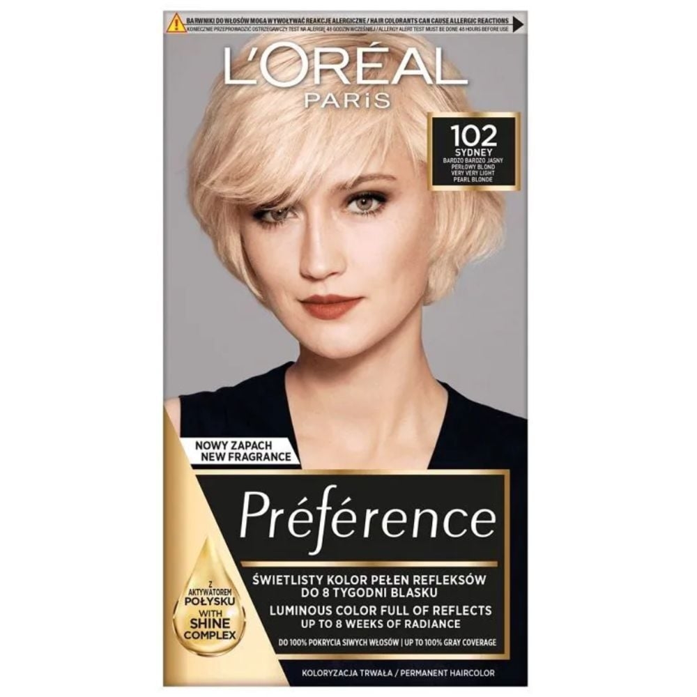 L'Oreal Paris Preference Farba do włosów 102 Sydney