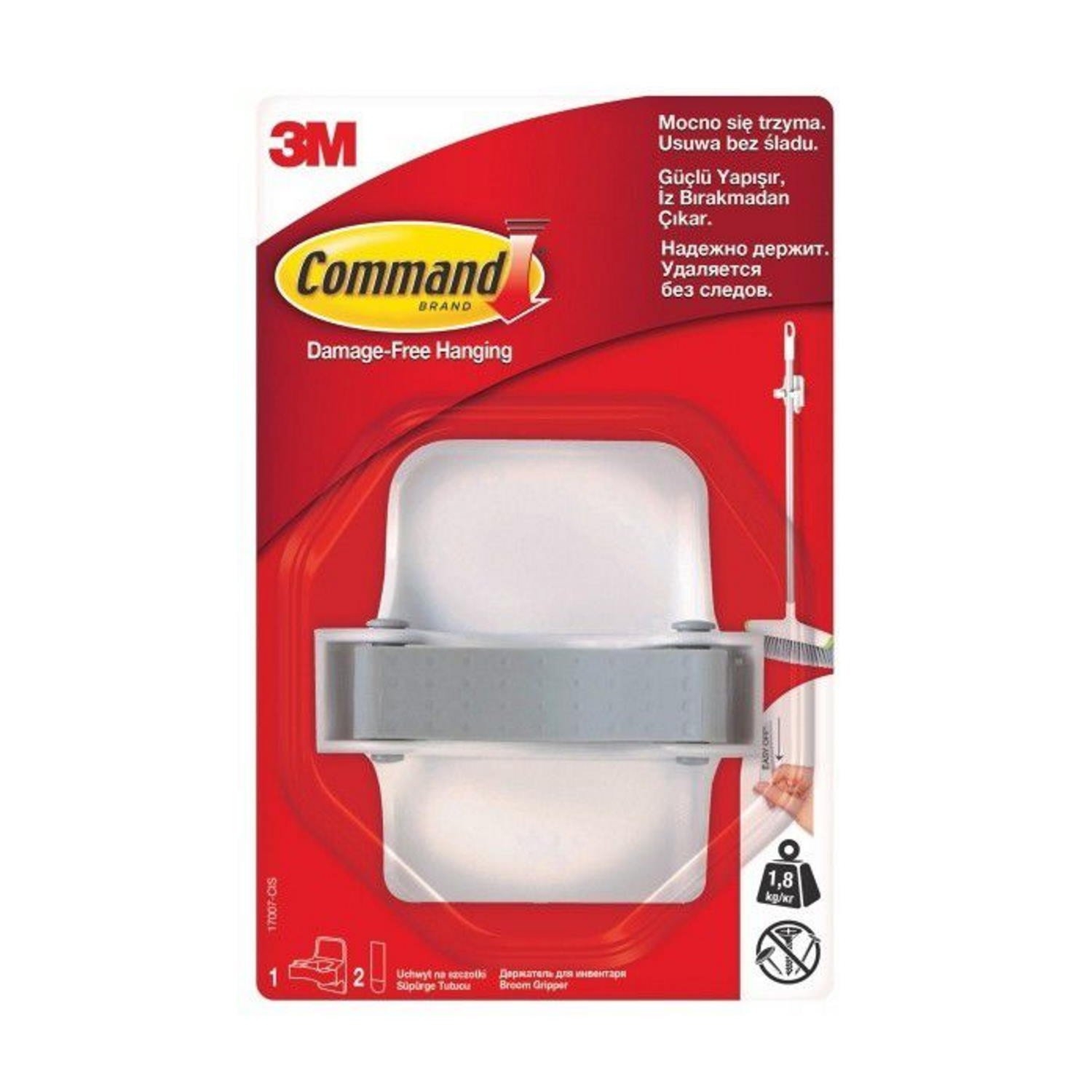 Command uchwyt na szczotki 1szt. 2 paski