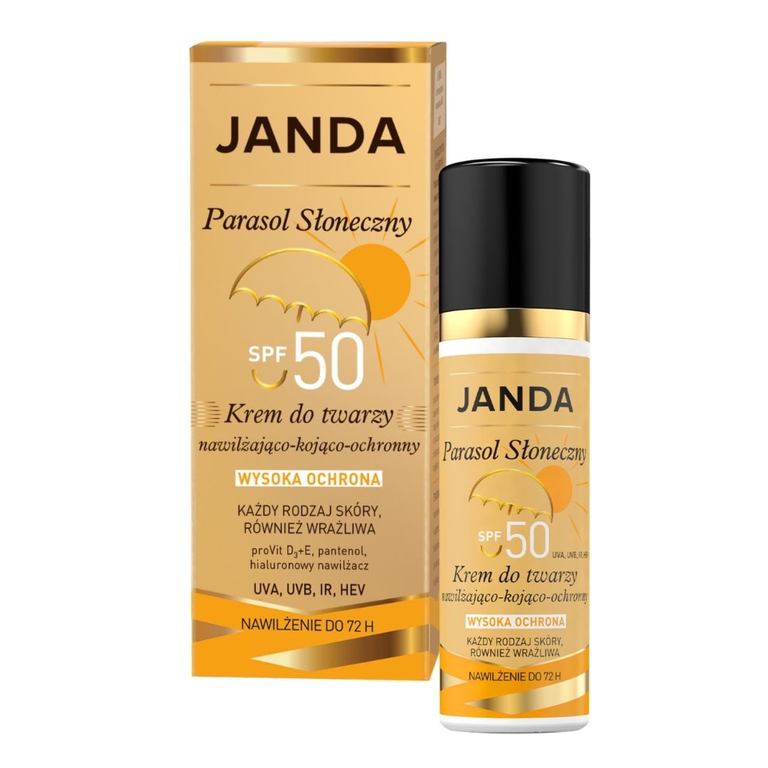 Janda krem do twarzy SPF50 Parasol Słoneczny 50 ml