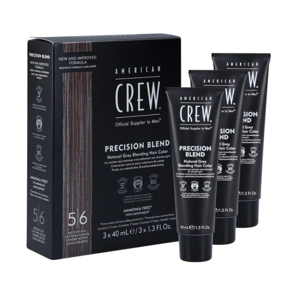 American Crew Precision Blend Medium ASH (5-6) 3X40ml