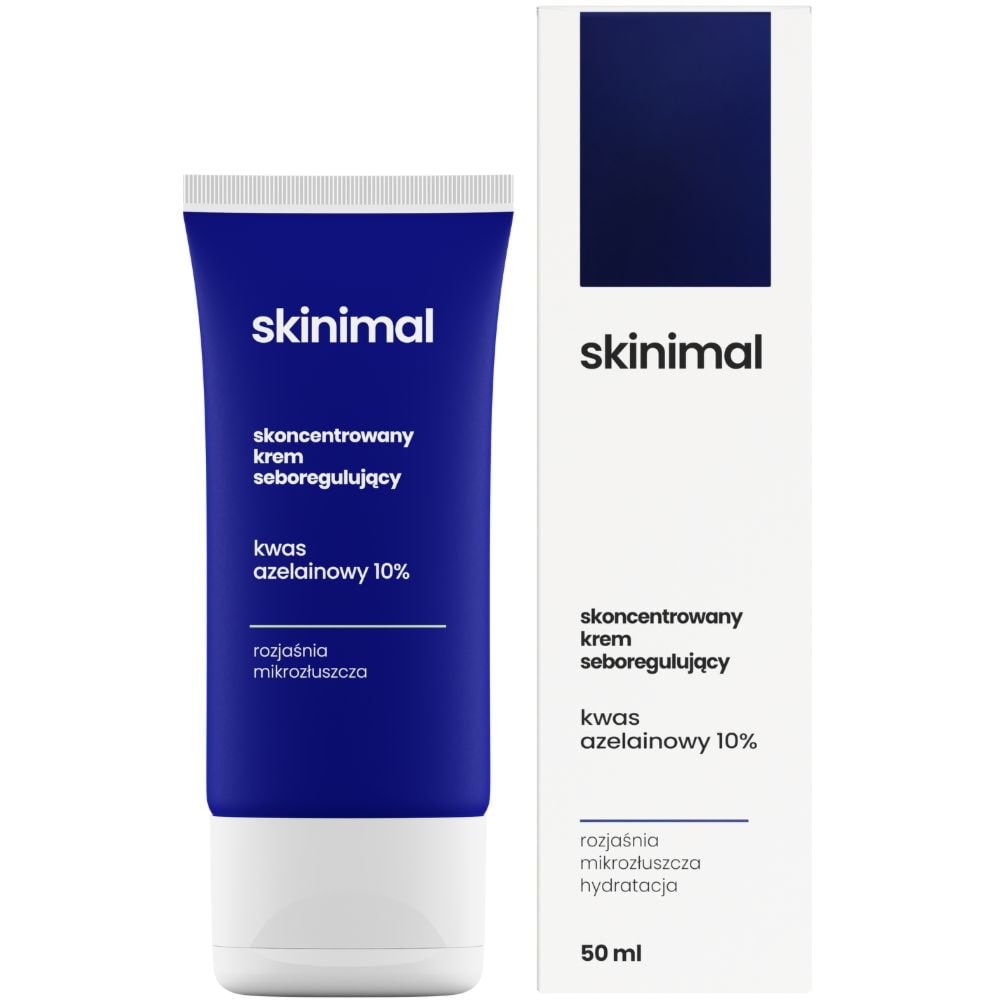 Skinimal krem seboregulujący z kwasem azelainowym 10% 50 ml